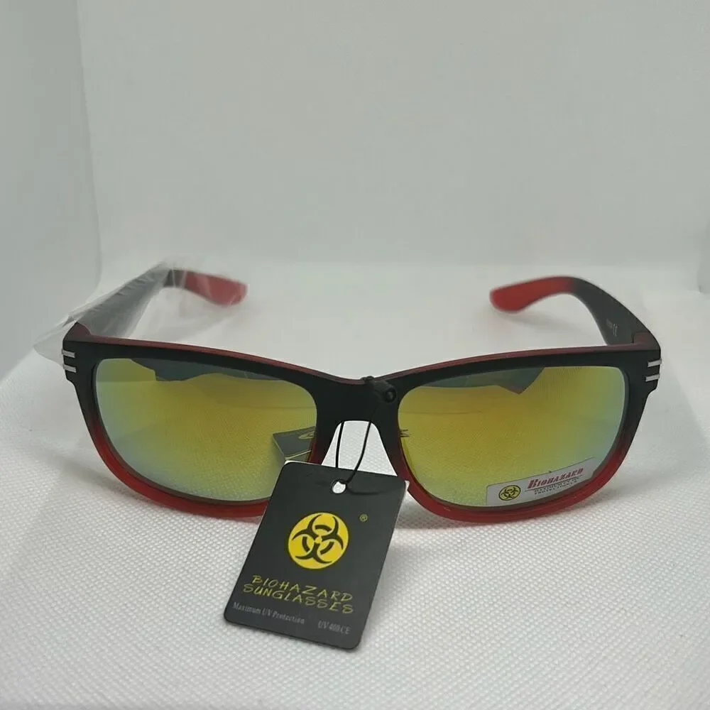 Biohazard Classic Mirrored Mens Sunglasses